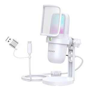 GUANER USB Condenser Microphone, Streaming Gaming Mic for PC & Podcast GUANER USB Condenser Microphone, Streaming Gaming Mic for PC & Podcast