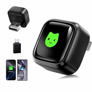 Mini Wireless Adapter Compatible with CarPlay, USB-A/USB-C Mini Wireless Adapter Compatible with CarPlay, USB-A/USB-C