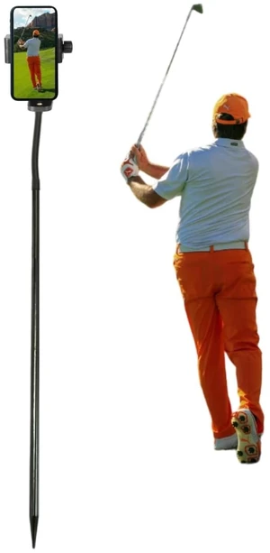 Golf Monopod Selfie Stick, Golf Phone Holder for Swing Training Aid, Portable Golf Phone Stand Spike Stake for Recording Swing, Lightweight & Compact, Compatible with Smartphone & Action Camera Golf Monopod Selfie Stick, Golf Phone Holder for Swing Training Aid, Portable Golf Phone Stand Spike Stake for Recording Swing, Lightweight & Compact, Compatible with Smartphone & Action Camera