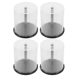 Holibanna Clear Cd Storage Bucket Empty Dvd Storage Box Transparent Disc Organizer for Home Dorm Office Space-Saving Media Holder 5.94 X 5.59 X 5.59 in 4 pack Holibanna Clear Cd Storage Bucket Empty Dvd Storage Box Transparent Disc Organizer for Home Dorm Office Space-Saving Media Holder 5.94 X 5.59 X 5.59 in 4 pack