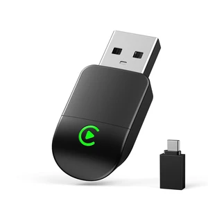 Wireless CarPlay Adapter for iPhone - Convert Wired to Wireless, Mini USB Design, Plug & Play - Compatible with Cars with Apple CarPlay - Includes USB-C Cable - Fast Connection, No Laten Wireless CarPlay Adapter for iPhone - Convert Wired to Wireless, Mini USB Design, Plug & Play - Compatible with Cars with Apple CarPlay - Includes USB-C Cable - Fast Connection, No Laten