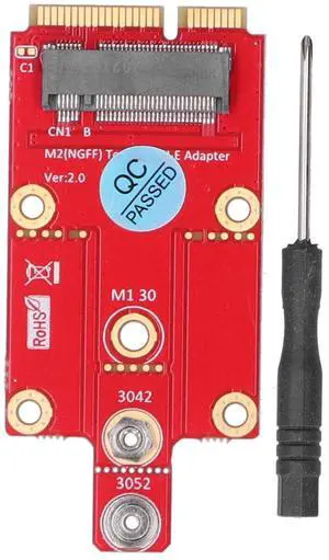Goshyda PCI?E Adapter,M.2 B Key to Mini PCI?E,Compitibility,for 3G 4G 5G,Converter Header Expansion Module,Support M.2 with USB Interface