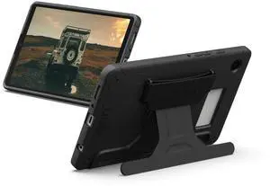 URBAN ARMOR GEAR UAG Designed for Samsung Galaxy Tab A9 Case Scout with Handstrap & Kickstand, Rugged Military Grade Dropproof Protective Cover, Black