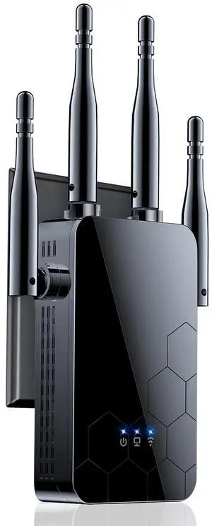 2025 WiFi Extender Internet Booster, 10000 Sq.ft Long Range Repeater Wireless Routers Amplifier, Mesh Wi-Fi 80% Faster | Broader Than Ever, Support More Network Devices at Home, 1-Tap Setup
