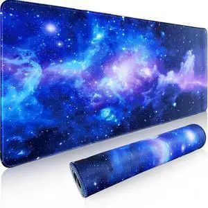 GEGEBOOM Gaming Mouse Pad (Galaxy Print), Large
