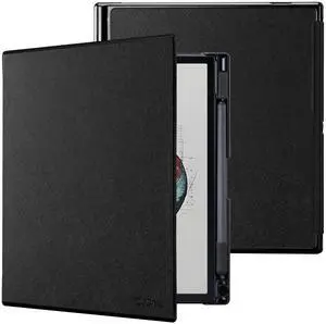 CoBak Case for 10.3" Boox Note Air 4 C (2024 Released)/Note Air 3 C Tablet ePaper(2023 Released) - New Lightweight PU and Hard Back Shell Cover with Built-in Pen Holder, Auto Sleep-Wake, Black