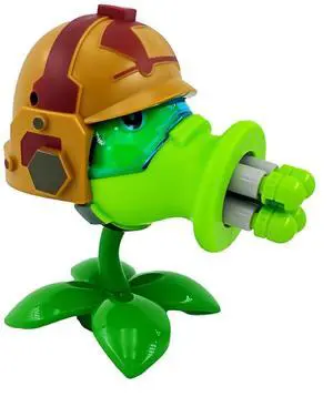 Dyharnsty Plants and Zombies Toys Gatling Peashooter Action Figures PVZ Toys Set 1 2 Series Great Gifts for Kids,Birthday and Christmas Party