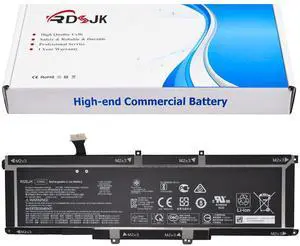 RDSJ ZG06XL ZG06 Laptop Battery for HP ZBook Studio G5 X360 G5 2ZC63EA 5CN15PA ZC62EA Elitebook 1050 G1 Series HSTNN-IB8H HSTNN-1B8H HSN-Q11C L07351-1C1 L07045-855 L07046-855 ZG06095XL 11.55V 95.9Wh