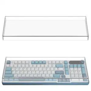 Geekria Keyboard Dust Cover, Clear Acrylic Keypads Cover for Computer Mechanical Keyboard, Compatible with RK Royal KLUDGE S98, Aula F99 Pro, EPOMAKER Galaxy100, Keychron Q5 Pro / Q5 Max