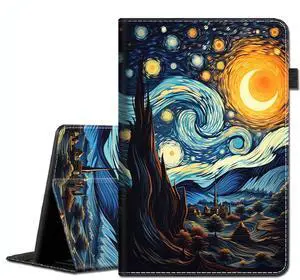 Case Fits All-New Amazon Kindle Fire HD 8 & 8 Plus Tablet(12/10th Gen,2022/2020 Release) - Slim Fit Standing Cover with Auto Sleep/Wake for Fire HD 8 & 8 PlusStarry Nights