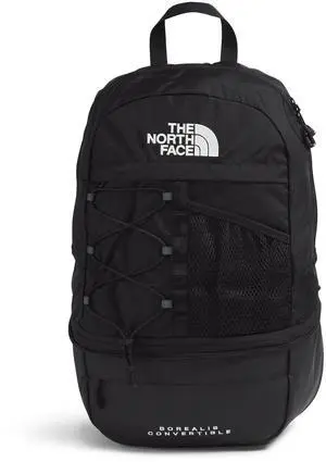THE NORTH FACE Borealis Convertible Pack | Commuter Laptop Backpack with Removable Lumbar Pack, Water Repellent Finish, TNF Black/TNF Black, One Size