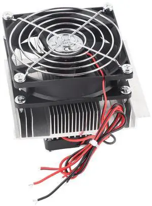 Fafeicy Small Space Cooling, XD-35 60W 12V Thermoelectric Peltier Plate Module Cooling System DIY Kit for Desktop, Laptop, Small Server