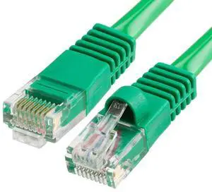 Cmple - Cat5e Ethernet Cable 150 ft, 350 MHz UTP Cat 5e Ethernet Patch Cable, 1Gbps Network LAN Cables, RJ45 Connectors, Compatible with Laptop, Modem, Router - Green
