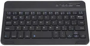 Airshi Scissor Keyboard, Aluminum Alloy Slient Wireless Keyboard, Portable for Smart Phone Desktop Laptop