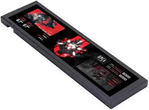 Yoqanr 8.8" Sensor Panel PC Temperature Display,Computer Temp Monitor, PC Accessories,Type-C+PH Interface,Mini Computer Secondary Screen Monitoring CPU,RAM,GPU,SSD Performance and So On(Black)