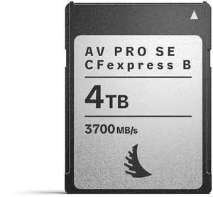 Angelbird AV PRO SE CFexpress B v4 4 TB - CFexpress 4.0 Type B Memory Card - Largest Capacity and Ultra High-Speed - up to 12 K+ RAW Video and Photo