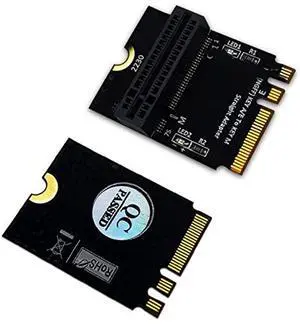 Mustpoint M.2 NGFF nvme SSD to M.2 Key A/E Adapter (Vertical Installation) for 2280 Type SSD