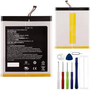 E-YIIVIIL Replacement Battery 58-000377 Compatible with HD 10 (11th Gen) &Fire HD 10 Plus T76N2B T76N2P with Tools