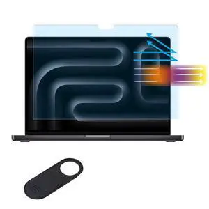Anti Blue Light Anti Glare Screen Protector for MacBook Pro 14 inch M3 /M3 Pro /M3 Max /M2 Pro /M2 Max /M1 Pro /M1 Max, 2024 New MacBook Pro 14.2 Inch Laptop, Eyes Protection Filter Reduces Eye Strain