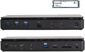 Sonnet Echo 13 Thunderbolt 5 SSD Dock  Integrated 6000MB/s NVMe Storage, 4 Thunderbolt 5 Ports, 2.5Gb Ethernet, 8K Display  Mac, Windows, Chromebook, iPad Pro (4TB Kingston PCIe 4.0 NVMe SSD)