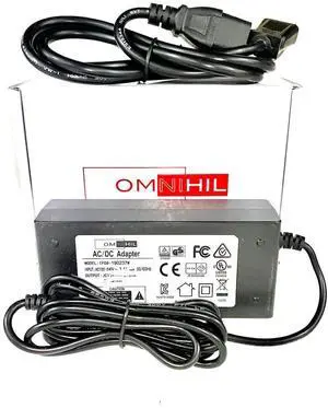 Omnihil 8 Feet Adapter Charger Compatible with Xerox DocuMate 152i Duplex Color Document Scanner