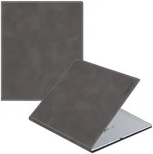 LaoShuSheng Magnetic Case for 10.3" Onyx Boox Go 10.3 ePaper Tablet (2024 Released) - Ultra-Thin Lightweight, PU Leather Book Folio Cover with Auto Sleep/Wake (Advanced Grey)