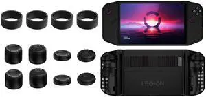 TGDPLUE Legion Go Cover Skin Case with Lego Controller Grip Thumbcaps and Joystick Joy Cons Ring Protector