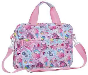 Topevoeon Kids Tablet Bag with Handle Shoulder Strap, 13 inch Cute Unicorn Tablet Sleeve Carrying Bag Case for Boy Girl Fit Fire HD 10 HD 8 IPAD 10 11 A16 10.2 7 8 9 Kids pro Tablets BQL