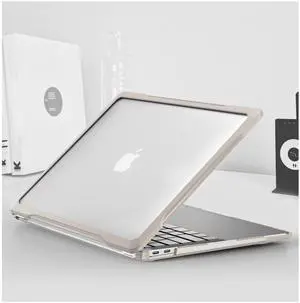 BYCeKe Ultimate Matte Protection Case for MacBook Air 13 inch M1 2022-2018 A2337 A2179 A1932 Matte Soft Anti-Scratch Durable Military Grade Shockproof for Mac Air M1 Case&Keyboard Cover,Beige