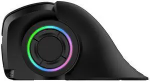 MOJO Master Grip Rechargeable Silent Vertical Mouse - Bluetooth/Wireless Ergonomic Mouse w/Adjustable Sensitivity and Quiet Buttons, Custom Software