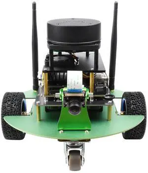 Waveshare JetBot Professional Version ROS AI Kit, Dual Controllers AI Robot, Lidar Mapping, Vision Processing, Includes Waveshare Jetson Nano Dev Kit 4GB (NOT Support Nano 2GB)