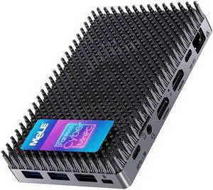 MeLE Mini PC Cyber X1 - N150 Fanless PC, 16GB RAM, 512GB Storage, 2.4/5G Wi-Fi, Full-Functional USB-C Mini Computers, 4K Triple Display Desktop on Home, Office, Education, Astrophotography