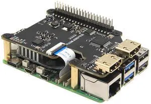 Geekworm X1301 Video Capture to CSI-2 Adapter Support Video Input Up to 1080P 60fps for Raspberry Pi 5/4B/3B+/3B