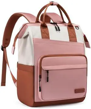 LOVEVOOK Laptop Backpack for Women, 17 Inch Travel Backpack for Work College Business, Water Resistant Teacher Nurse Bag with Large Capacity, School Bookbag Bags Cute Daypack for Woman Girls