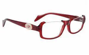 TIJN Blue Light Blocking Glasses  Square Semi-Rimless Rectangle Eyewear, Acetate Frame, Clear Lenses for Screen Use, AL02