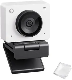 OBSBOT Meet SE Al-Powered WebcamUltra HDR,1080p@100FPS,1/2.8"CMOS,4x digital Zoom,Plug&Play,Built-in MicWork With Skype, Zoom/ Microsoft Teams/Google MeetWeb Cam for Streaming, Meeting,Gaming-White
