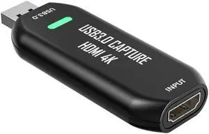 DigitPro Cam Link 4K External Camera Capture Card 2K50/1080p60 for Streaming and Recording via DSLR Camcorder Actioncam for Video Conferencing Live Streaming Gaming on OBS/Zoom