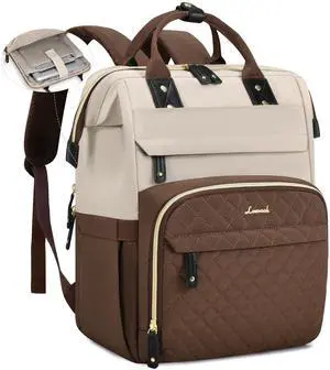 LOVEVOOK Laptop Backpack for Women, 17.3 inch Waterproof Nurse Bag Teacher Work Backpack Purse for Women, Travel Computer Backpack for College Office Business Ladies