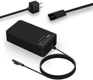 65W Surface Pro Laptop Charger for Microsoft Surface Pro X,10,9,8,7,6,5,4,Windows Surface Laptop 6,5,4,3,2,1,Power Cord for Surface Book 32, 1Surface Go 3,2,1 Tablet,Support 44W,36W