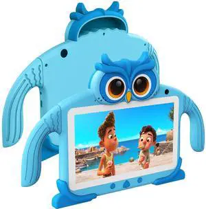 UJoyFeel Kids Tablet 7IN Tablet for Kids 3-7, Toddler Tablets for Children with Learning Apps, WiFi, Parental Control, Educational Games, Shockproof Tablets for Toddlers Gift for Child from 3 to 12