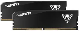 Patriot Viper Elite 5 Ultra Gaming DDR5 RAM 32GB (2X16GB) 6400MT/s CL32 1.4v UDIMM Desktop Gaming Memory Kit Compatible with Intel XMP AMD Expo - VEU532G6432K