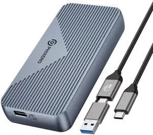 M.2 NVME SSD Enclosure, USB 4.0 40Gbps Data Transfer, PHIXERO External Solid State Enclosure Adapter with UASP, for 2280 Size M Key NVMe SSD, Compatible with Thunderbolt 3/4 USB3.2/3.1/3.0/Type C