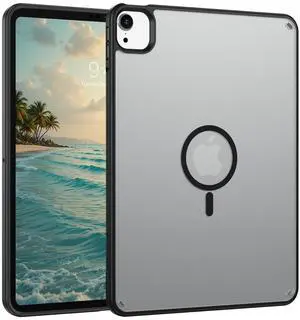 BENTOBEN for iPad Air 11 Inch Case M3/M2 (2025/2024), iPad Air 7th/6th Gen Magnetic Case,Translucent Matte Shockproof Protective Tablet Cover for iPad Air 5th/4th Generation 10.9" 2022/2020, Black