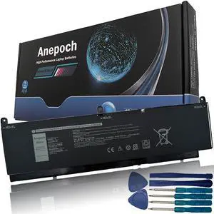 Anepoch PKWVM Laptop Battery Replacement for Dell Precision 7760 7560 7550 7750 Series Laptop C903V CR72X 0447VR 068N03 0CR72X 11.4V 95Wh 7922mAh 6-Cells