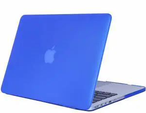 Se7enline Compatible with MacBook Pro Case 15 inch Model A1398 2015/2014/2013/2012 Laptop Hard Shell Protective Case&Sleeve Bag&Keyboard Cover Skin&Screen Protector&Dust Plug,Deep Blue