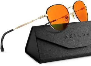ANYLUV Blue Light Blocking Glasses Men Women, Rectangle Lightwight Blue Light Glasses Computer Screen for Eye Protection
