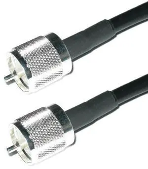 MPD Digital I LMR®400 Ultraflex Times Microwave Coaxial Cable I UHF PL-259 Male MPD Connectors I Low Loss RF I CB, Ham Radio, Transmitters, Antenna I 25 FT
