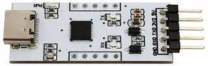 diustou CP2102 USB C to TTL Serial Adapter Conversion Module USB to uart Serial Communication Module Brush Board 3.3/5V Level Output migrated Template (Type-C).