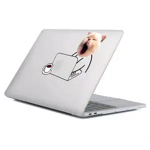 Case Compatible with MacBook Air 13 Inch 2022 2021 2020 2019 2018 Release Model A2337 M1 M2 A2681, Art Protector Covers for Air13 Retina Display with Touch ID-Funny Office Kitten