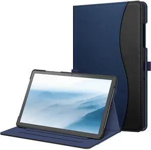 Fintie Case for Samsung Galaxy Tab A9 Plus/A9+ 5G 11 Inch 2023 Model (SM-X210/X216/X218), Multi-Angle Viewing Smart Stand Back Cover with Pocket Auto Wake/Sleep, Blue